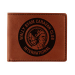 WBCCI Heritage logo Leatherette Bifold Wallet - Double-Sided