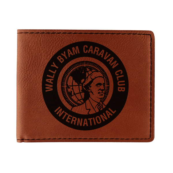 Custom WBCCI Heritage logo Leatherette Bifold Wallet - Double-Sided