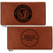 WBCCI Heritage logo Leather Checkbook Holder Front and Back