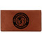 WBCCI Heritage logo Leather Checkbook Holder - Main