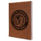 WBCCI Heritage logo Leather Sketchbook - Large - Single Sided - Angled View