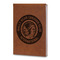 WBCCI Heritage logo Leatherette Journals - Large - Double Sided - Angled View