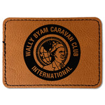 WBCCI Heritage logo Faux Leather Iron On Patch - Rectangle