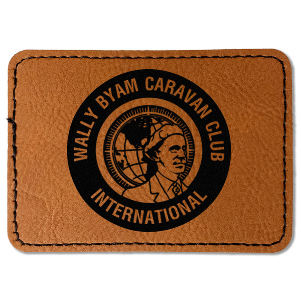 Custom WBCCI Heritage logo Faux Leather Iron On Patch - Rectangle