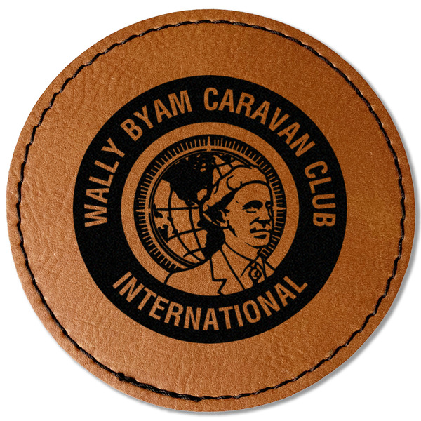 Custom WBCCI Heritage logo Faux Leather Iron On Patch - Round