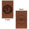 WBCCI Heritage logo Leatherette Sketchbooks - Small - Double Sided - Front & Back View