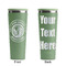 WBCCI Heritage logo Light Green RTIC Everyday Tumbler - 28 oz. - Front and Back