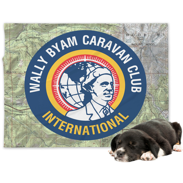 Custom WBCCI Heritage logo Dog Blanket - Large