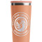 WBCCI Heritage logo Peach RTIC Everyday Tumbler - 28 oz. - Close Up