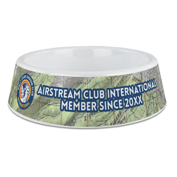 Custom WBCCI Heritage logo Plastic Dog Bowl - Large