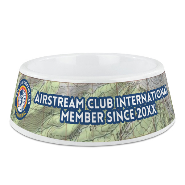 Custom WBCCI Heritage logo Plastic Dog Bowl - Medium