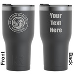 WBCCI Heritage logo RTIC Tumbler - Black - Laser Engraved - Double-Sided