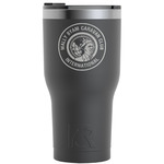 WBCCI Heritage logo RTIC Tumbler - Black - Laser Engraved - Single-Sided