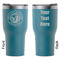 WBCCI Heritage logo RTIC Tumbler - Dark Teal - Double Sided - Front & Back