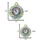 WBCCI Heritage logo Round Pet ID Tag - Comparison Scale