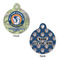 WBCCI Heritage logo Round Pet ID Tag - Large - Front & Back View