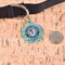 WBCCI Heritage logo Round Pet ID Tag - Large - In Context