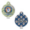 WBCCI Heritage logo Round Pet ID Tag - Small - Front & Back View