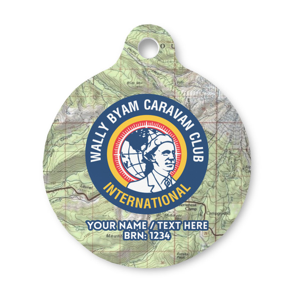 Custom WBCCI Heritage logo Round Pet ID Tag - Small