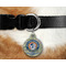 WBCCI Heritage logo Round Pet Tag on Collar & Dog