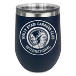 WBCCI Heritage logo Stemless Stainless Steel Wine Tumbler - Navy - Double-Sided