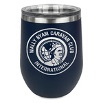 WBCCI Heritage logo Stemless Stainless Steel Wine Tumbler - Navy - Single-Sided