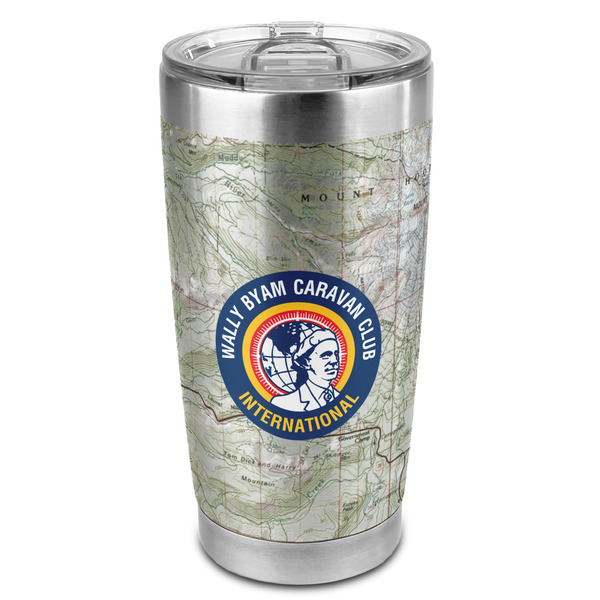 Custom WBCCI Heritage logo 20oz Stainless Steel Double Wall Tumbler - Full Print