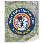 WBCCI Heritage logo Sherpa Throw Blanket - 60" x 80"