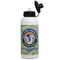 WBCCI logo Aluminum Water Bottle - White Front