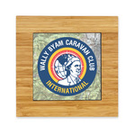 WBCCI Heritage logo Bamboo Trivet with Ceramic Tile Insert