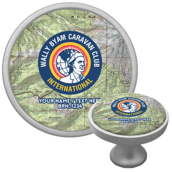 Custom WBCCI Heritage logo Cabinet Knob - Silver