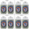 WBCCI logo Can Cooler - Standard 12oz - Set of 4 - Front & Back