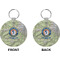 WBCCI logo Circle Keychain (Front + Back)