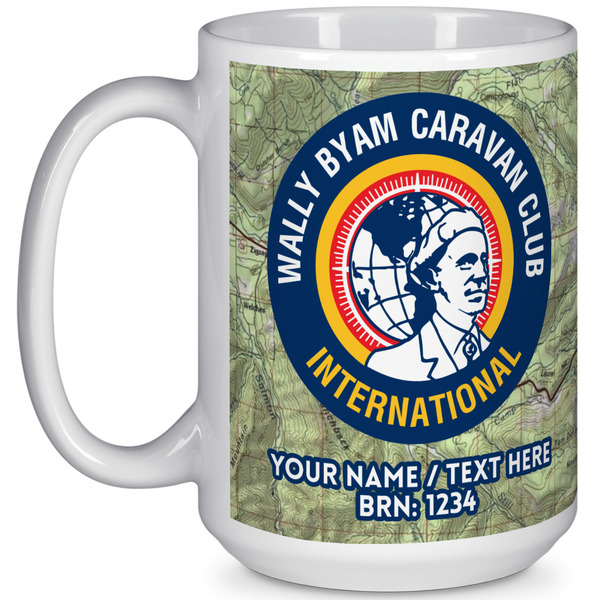 Custom WBCCI Heritage logo 15 oz Coffee Mug - White