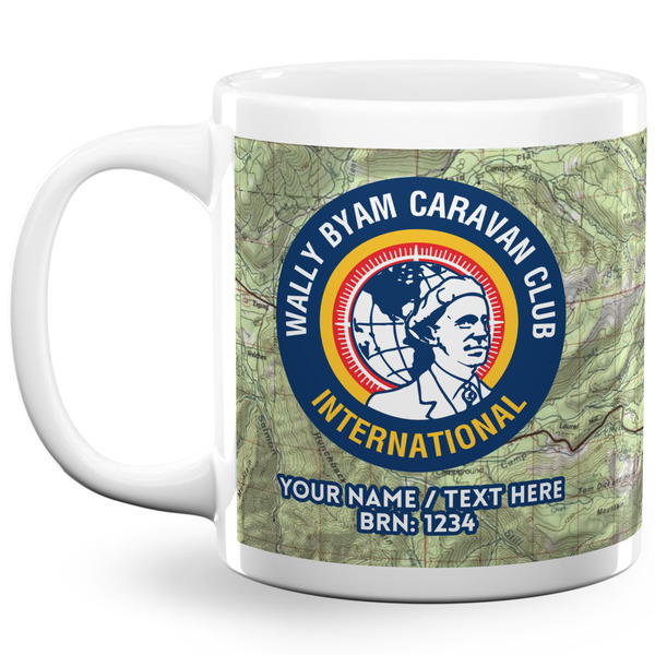 Custom WBCCI Heritage logo 20 oz Coffee Mug - White