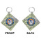 WBCCI logo Diamond Keychain (Front + Back)