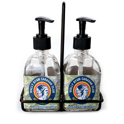 WBCCI Heritage logo Glass Soap & Lotion Bottles