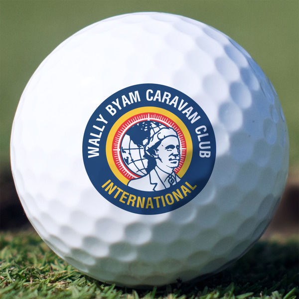 Custom WBCCI Heritage logo Golf Balls