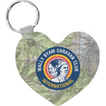 WBCCI Heritage logo Heart Plastic Keychain