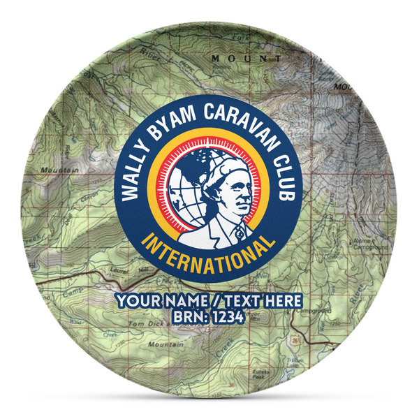 Custom WBCCI Heritage logo Microwave Safe Plastic Plate - Composite Polymer