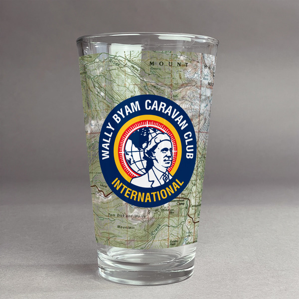 Custom WBCCI Heritage logo Pint Glass - Full Print