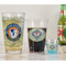 WBCCI logo Pint Glass - Full Fill w Transparency - In Context