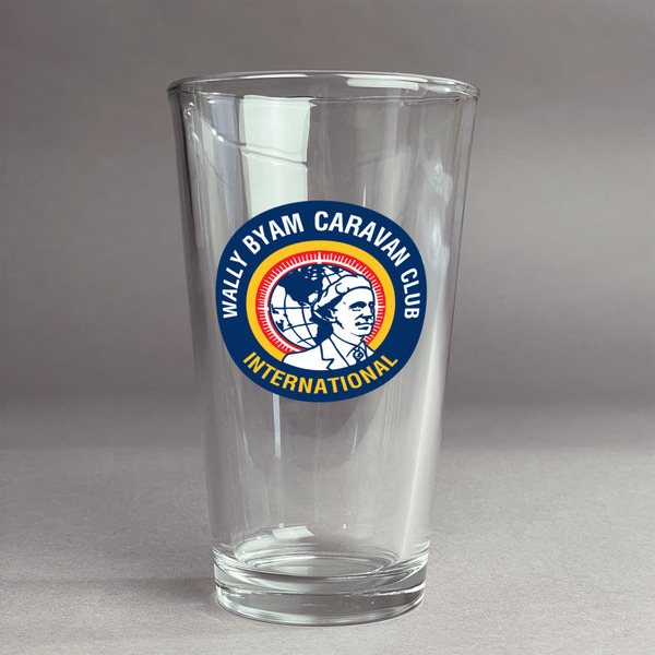 Custom WBCCI Heritage logo Pint Glass - Full Color Logo