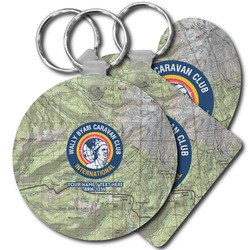 WBCCI Heritage logo Plastic Keychain