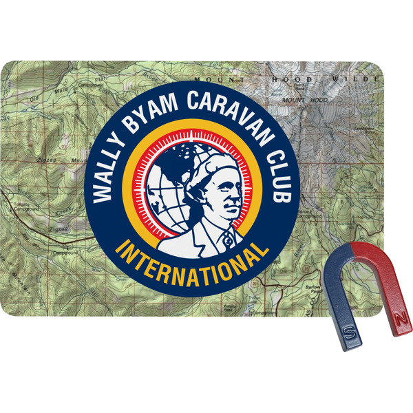 Custom WBCCI Heritage logo Rectangular Fridge Magnet