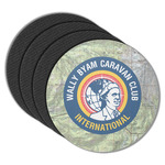 WBCCI Heritage logo Round Rubber Backed Coasters - Set of 4