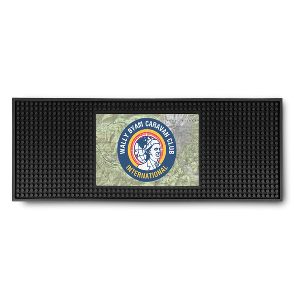 Custom WBCCI Heritage logo Rubber Bar Mat