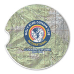 WBCCI Heritage logo Sandstone Car Coaster - Single