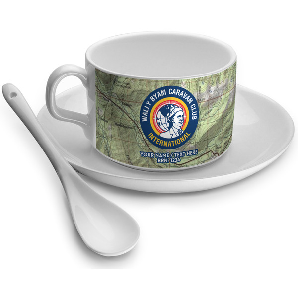 Custom WBCCI Heritage logo Tea Cup