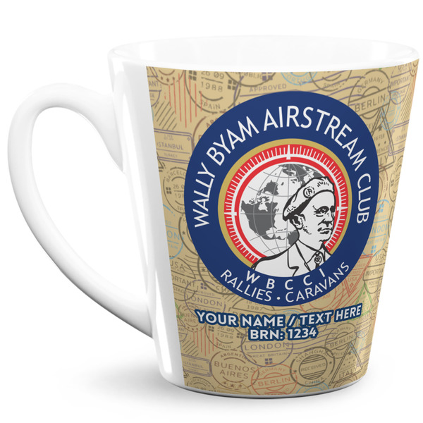 Custom Wally Byam Airstream Club logo 12 oz Latte Mug